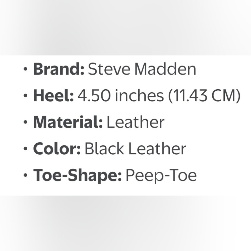 Steve Madden "Sooki" -G LTR Grommet Black Studded Mules - Picture 5 of 5